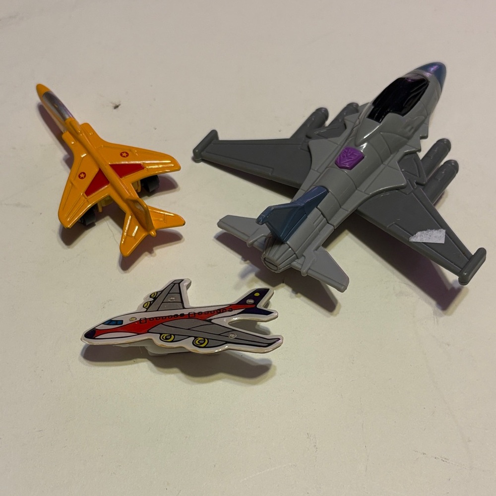 TRANSFORMERS Prime ~ McDonalds Happy Meal Jets Planes 2012 ~ 4 inch